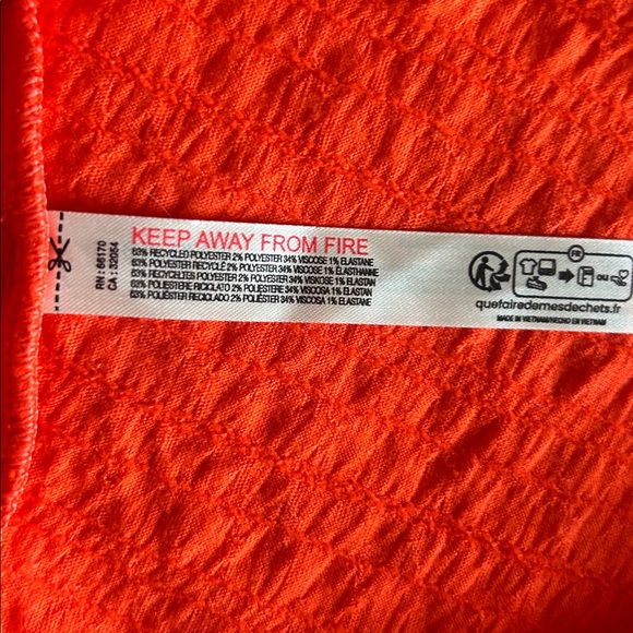 Free people Elegant Orange Maxi Dress Length 58 inches excellent condition - Picture 3 of 9